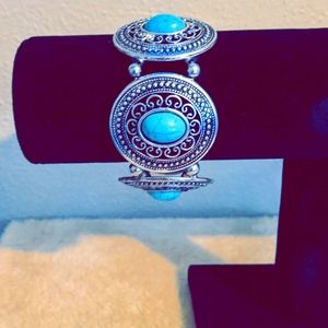 Bohemian turquoise bracelet